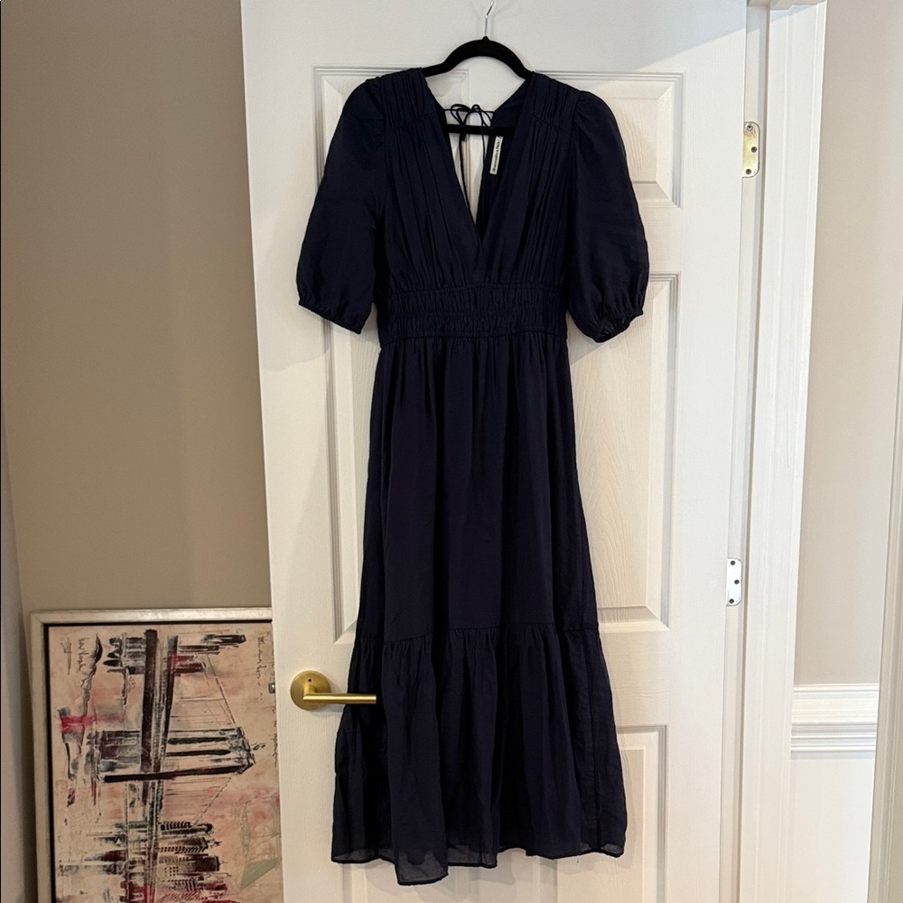 Navy Blue Maxi Dress Abercrombie